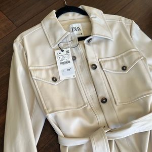 ZARA | Faux Leather Jacket